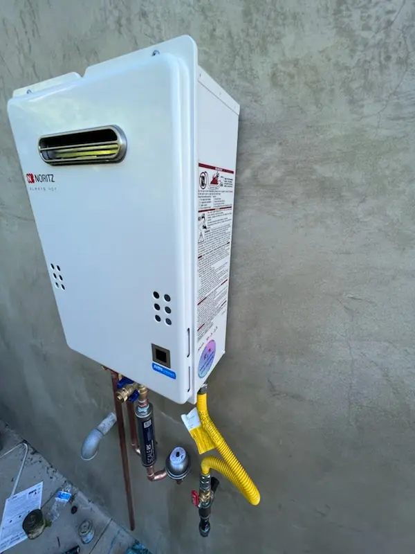 Tankless water heater installation for Poplar Estates homes
